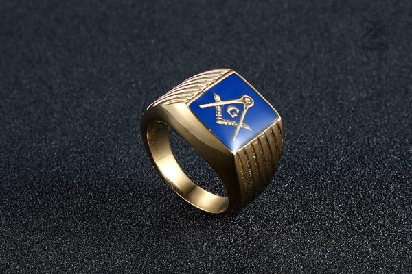 Bague Maçonnique ancienne en métal