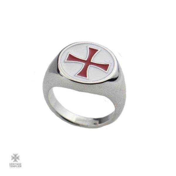 bague-chevalier-des-templiers-1 Bague Templier en vermeille, design chevalière