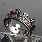 Bague argent Templier, symbole de bravoure et d'honneur