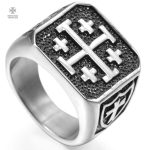 Bague Templier - Chevalière au design historique et symbolique