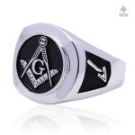 Bague Franc-Maçon 33ème degré en métal
