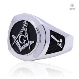 Bague Franc-Maçon 33ème degré en métal