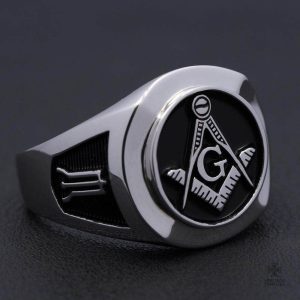 Bague maçonnique 33ème degré symbolique