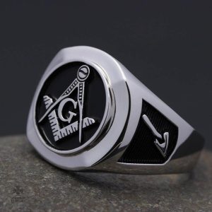 Bague Franc-Maçonnerie, 33ème degré élégant