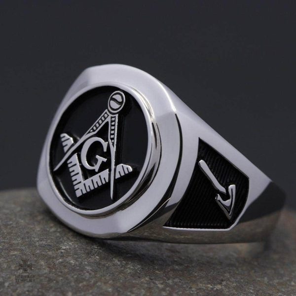 Bague Franc-Maçonnerie, 33ème degré élégant