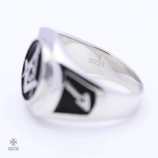 Bague Franc-Maçon, design épuré 33ème degré