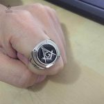 Bague 33ème degré, accessoire maçonnique unique