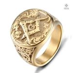 Bague Franc-Maçon Chevalière pour Initiation