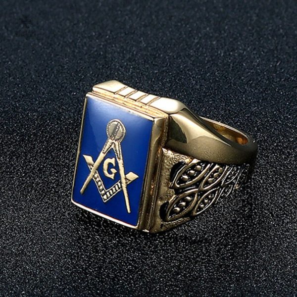 Bague symbolique pour les membres de la franc-maçonnerie