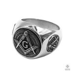 Bague symbolique pour les membres de la franc-maçonnerie