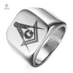 Bague Franc-Maçon en argent pour initiés