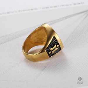 Bague Franc-Maçon, design unique pour les Maîtres Maçons