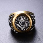 Bague chevalière unique pour membres de la franc-maçonnerie