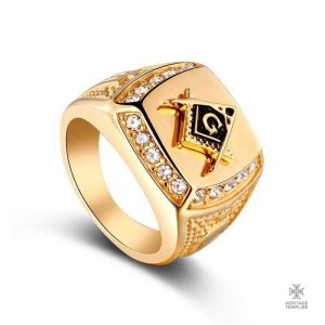 Bague Chevalière Franc-Maçon en Or