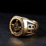 Bague or franc-maçon, style distingué et authentique