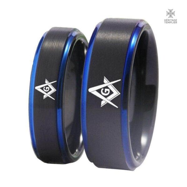 Bague Franc-Maçon Sagesse en métal argenté