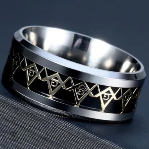 Bijou symbolique Franc-Maçon : bague distinctive