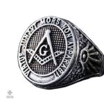 Bague Franc-Maçon en argent pour les amateurs de symbolisme