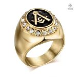 Bague Franc-Maçon Espoir en métal élégant et symbolique