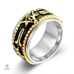 Bague Franc-Maçon Apprenti en argent