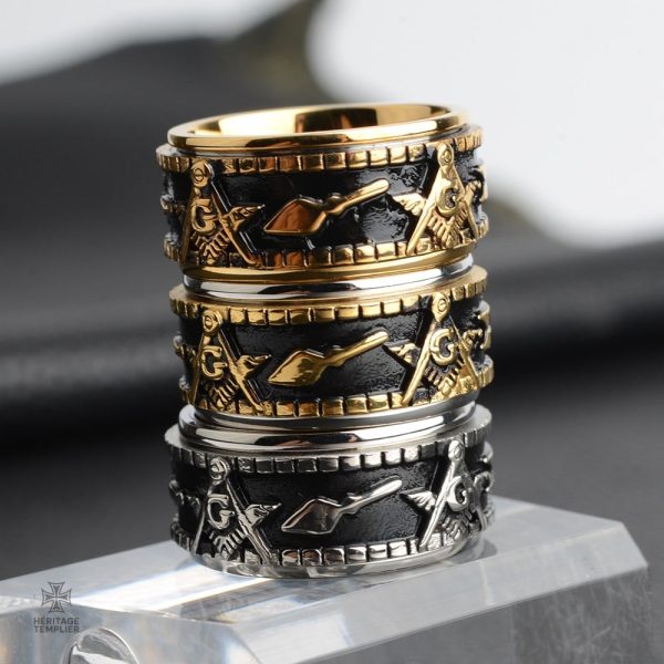 Bague Franc-Maçon offre élégance et symbolisme