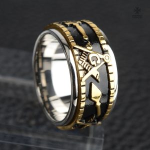 Bague Apprenti franc-maçon en design élégant