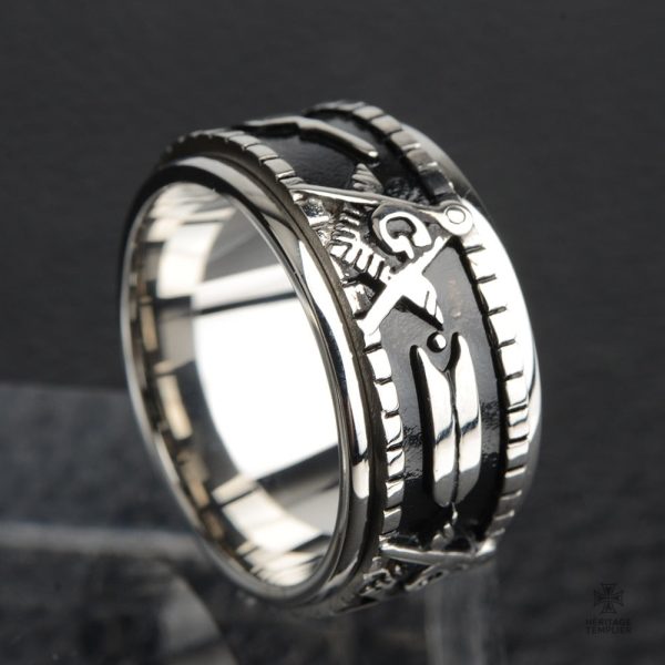 Bague de style Apprenti pour franc-maçon