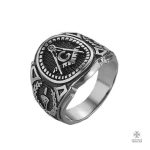 Bague Franc-Maçon Chevalière Grand Orient en Argent