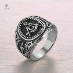 Chevalière Franc-Maçon Argent Grand Orient, symbole de tradition