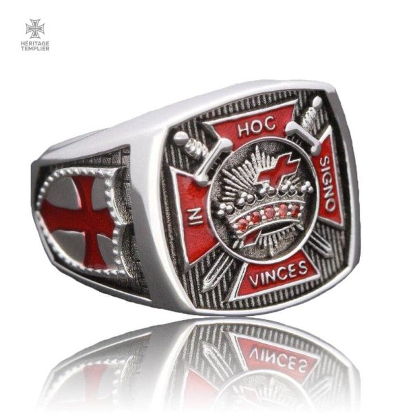 bague-in-hoc-signo-vinces-1 Bague Templier Maître de l'Ordre
