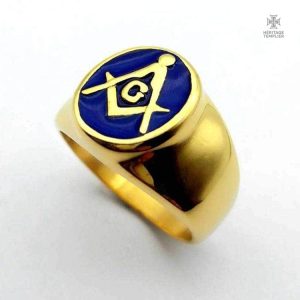 Bague Franc-Maçon, design unique pour les adeptes du rite ancien