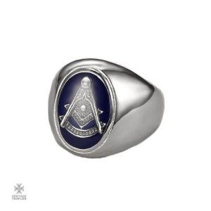 Bague Franc-Maçon Grand Loge en Argent