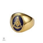 Bague Franc-Maçon Grand Loge en or