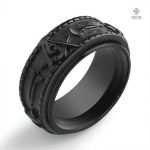 Bague Franc-Maçon Apprenti Noire