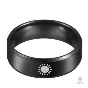 Bague Templier Praise The Sun, design symbolique et élégant