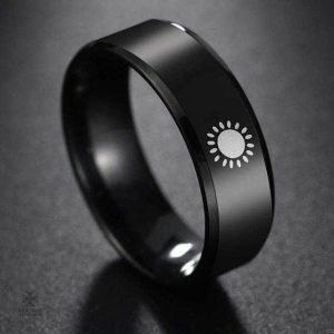 Bague Templier en métal, inspirée par l'ordre des Templiers