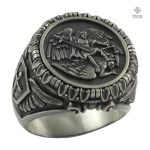 Bague Templier - Chevalière Archange Michel