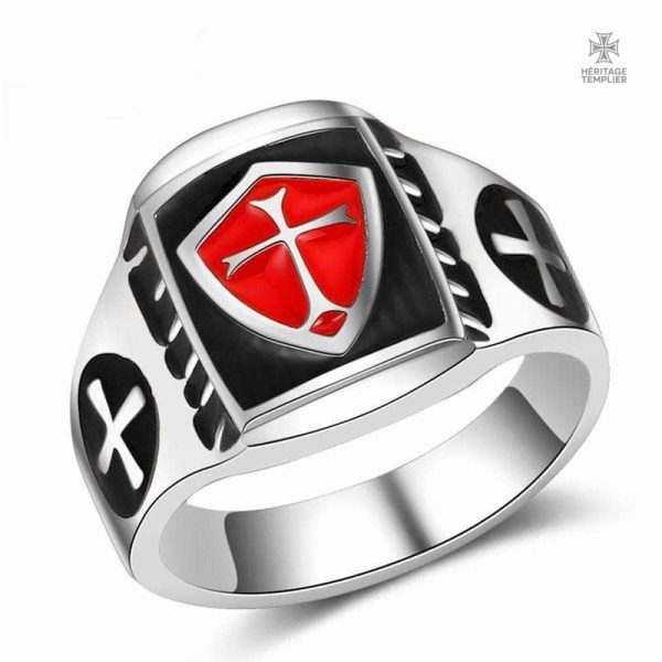 bague-templier-croix-du-temple-argent-1 Bague Templier en argent avec Croix du Temple