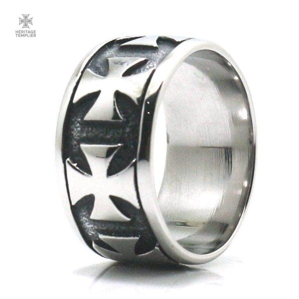 Accessoire Templier unique avec motifs de croix multiple