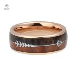 Bague en cuivre avec motif Templier et flèche