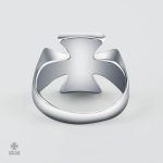 Bague Templier, symbole de chevalerie et de spiritualité en argent