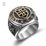Bague Templi en argent au design Templier