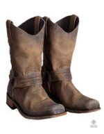 Bottes Templiers Cuir Marron Stylées et Confortables