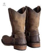 Bottes Templier en Cuir Marron pour un Look Épuré