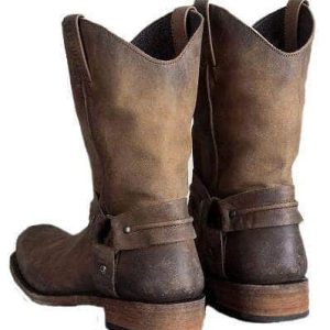 Bottes Templier en Cuir Marron pour un Look Épuré