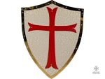 Bouclier Templier avec Croix Templière emblématique