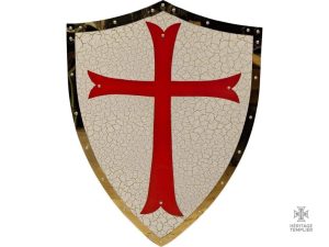 Bouclier Templier avec Croix Templière emblématique