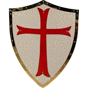 Bouclier Templier avec Croix Templière emblématique