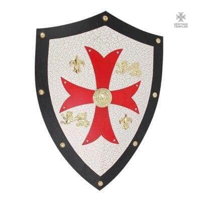 bouclier-fleur-de-lys-1 Bouclier Templier orné de la fleur de lys