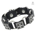 Bracelet Templier Ordre de Malte en cuir
